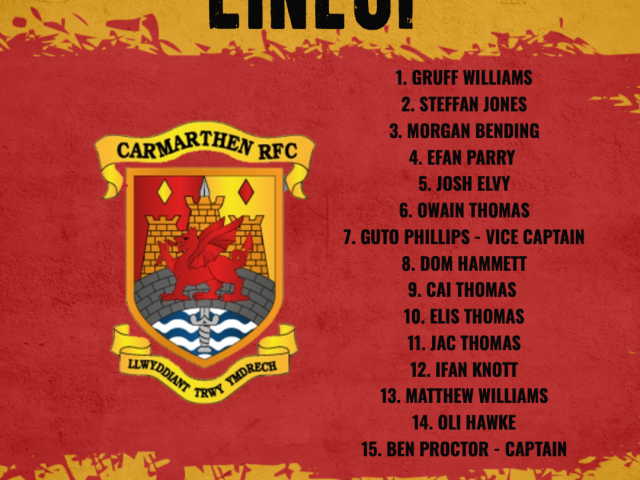 Carmarthen Quins Youth side to face Tondu in tomorrow’s YOUTH CUP FINAL