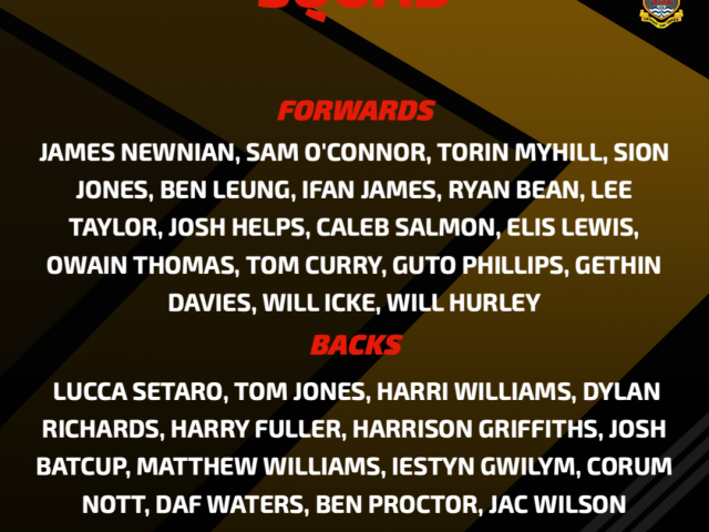 QUINS SQUAD TO TRAVEL TO GLAMORGAN WANDERERS TONIGHT