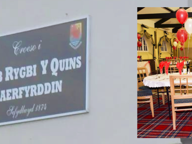 Carmarthen Quins matchday hospitality